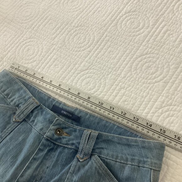 Vintage Bill Blass Casual Roll-Cuff Denim Shorts Size 8 - Picture 7 of 11